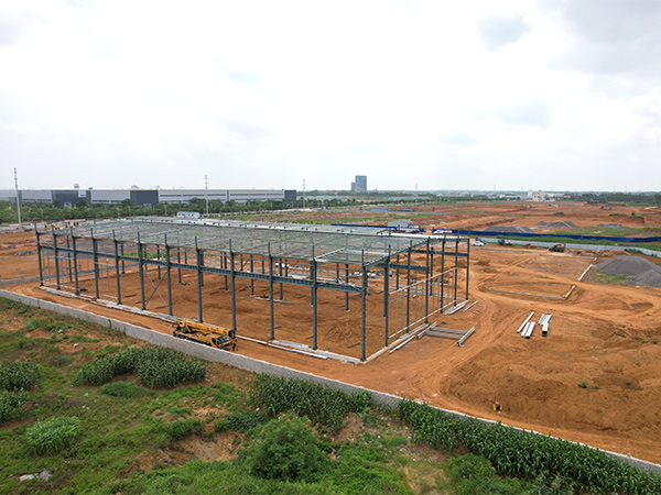 新工廠建設(shè)中